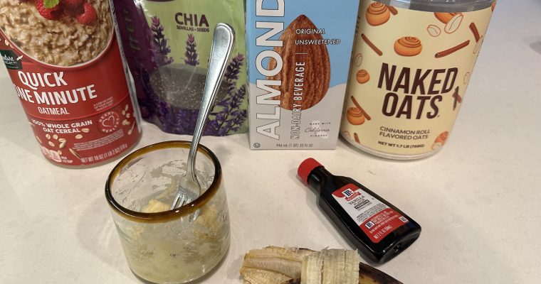 Overnight Oats de Rollitos de Canela con Naked Oats